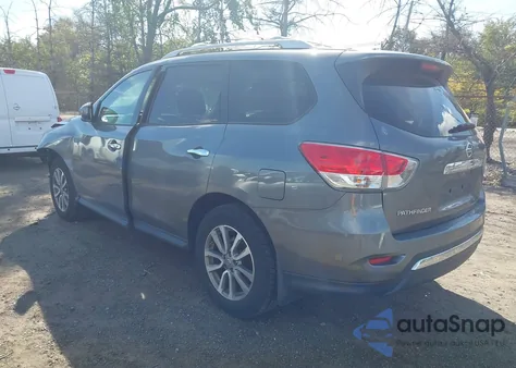 2016 Nissan Pathfinder S z USA, uszkodzony, nr VIN 5N1AR2MM3GC663067